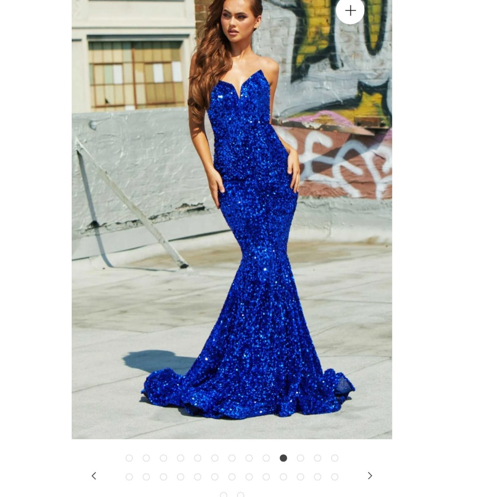 Elegant Black Sequin Gown